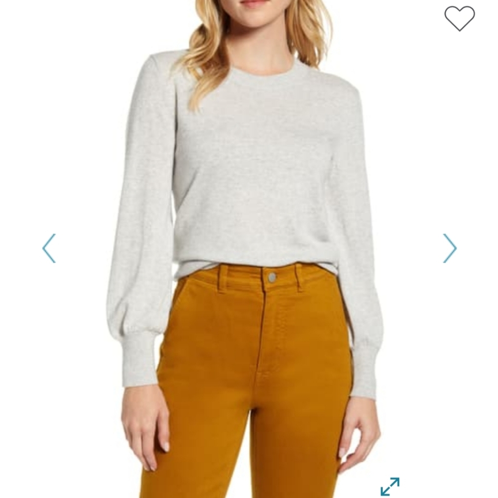 Everlane Light Gray Crewneck Sweater